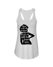 Blessed is she Ladies Flowy Tank tile