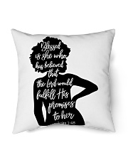 Blessed is she Indoor Pillow tile