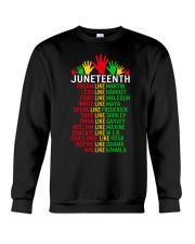 Juneteenth Famous Black Figures Crewneck Sweatshirt tile