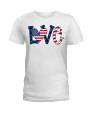Love USA Ladies T-Shirt tile