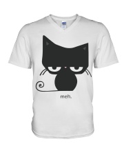 Meh - Cats V-Neck T-Shirt tile