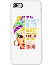 Aquarius Black Queen Phone Case tile