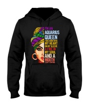 Aquarius Black Queen Hooded Sweatshirt tile