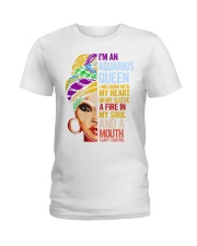 Aquarius Black Queen Ladies T-Shirt tile
