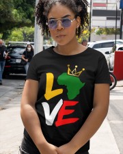 Black history month African map LOVE Classic T-Shirt apparel-classic-tshirt-lifestyle-front-236