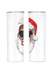 Black Santa Ornament - BSO Glitter Tumbler tile