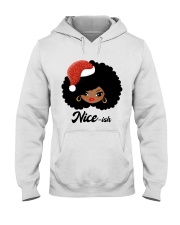 Christmas Nice-ish girl Hooded Sweatshirt tile