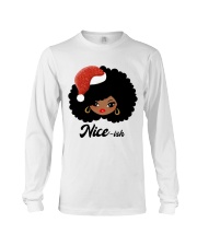 Christmas Nice-ish girl Long Sleeve Tee tile