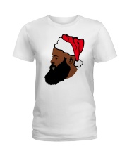 christmas beard man 9 Ladies T-Shirt tile