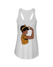 Strong girl 6 Ladies Flowy Tank tile