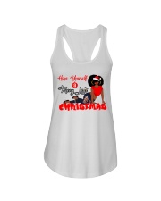 Have yourself a merry little Christmas Ladies Flowy Tank tile