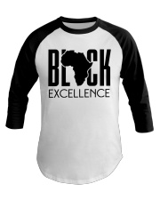Black Excellence 1 Baseball Tee tile