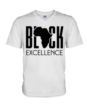 Black Excellence 1 V-Neck T-Shirt tile