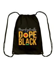 Unapologetically Dope Black Drawstring Bag tile