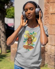 Black girl loves lemonade Classic T-Shirt apparel-ladies-t-shirt-lifestyle-front-83