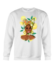 Black girl loves lemonade Crewneck Sweatshirt tile