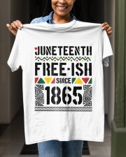 Juneteenth typogrpahy Classic T-Shirt apparel-classic-tshirt-lifestyle-front-129