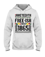 Juneteenth typogrpahy Hooded Sweatshirt tile