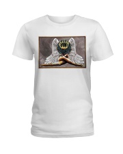 Angel Black Girl Horizontal Poster Ladies T-Shirt tile