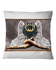 Angel Black Girl Horizontal Poster Square Pillowcase tile