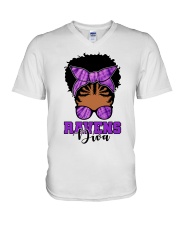 Ravens Diva V-Neck T-Shirt tile