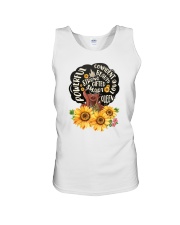 Afro Girl Unisex Tank tile