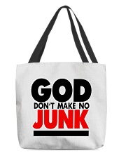 NO JUNK All-Over Tote tile