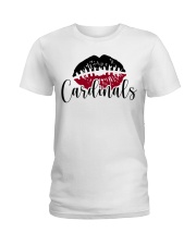 Cardinals Lips Ladies T-Shirt tile