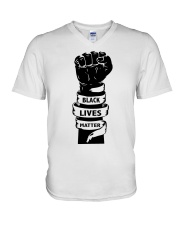 Black Lives Matter V-Neck T-Shirt tile
