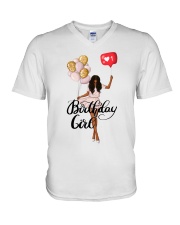 Birthday Girl V-Neck T-Shirt tile