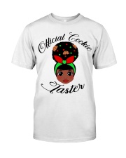 Afro little girl Christmas Official Cookie Taster Premium Fit Mens Tee tile