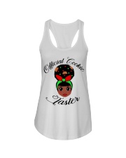 Afro little girl Christmas Official Cookie Taster Ladies Flowy Tank tile