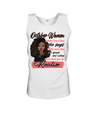 October Unisex Tank tile