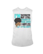 I Am Vaccinated - Grey Hair Sleeveless Tee tile