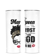 March Glitter Tumbler tile