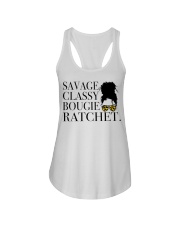 Savage classy bougie ratchet Ladies Flowy Tank tile