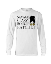 Savage classy bougie ratchet Long Sleeve Tee tile