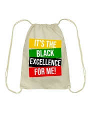 It's The Black Excellence For Me Drawstring Bag tile