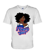 76ers V-Neck T-Shirt tile