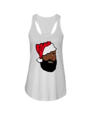 christmas beard man 4 Ladies Flowy Tank tile