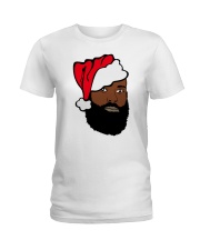 christmas beard man 4 Ladies T-Shirt tile