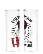 There's Some HOs In This House Glitter Tumbler tile