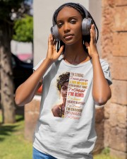 I'm strong I never give up I try my best I can do great things Classic T-Shirt apparel-ladies-t-shirt-lifestyle-front-83