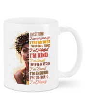 I'm strong I never give up I try my best I can do great things Mugs tile
