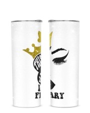 February Glitter Tumbler tile