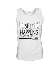 SPIT happens Suck it Up Unisex Tank tile
