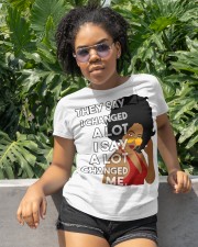 They say I changed a lot I say a lot changed me Classic T-Shirt apparel-classic-tshirt-lifestyle-front-233