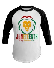 Juneteenth is My Independence Day Baseball Tee tile