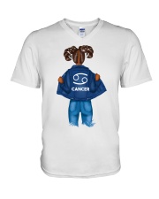 Cancer V-Neck T-Shirt tile