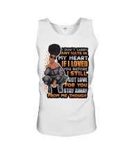 I dont carry any hate in my heart Unisex Tank tile